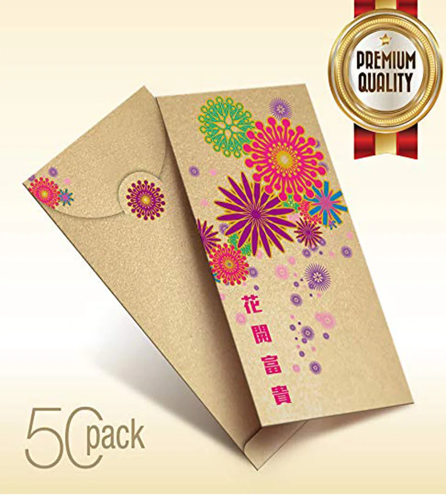 Lucky Money Paper Envelope - Red Packet with Eco-friendliness