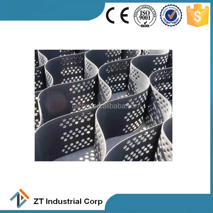 
75-400mm high quality hdpe material plastic geocell price 