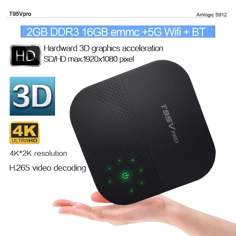 T95v Pro Airbox Tv Box As Seen On Tv Android Tv Boxes S912 Octa Core ...