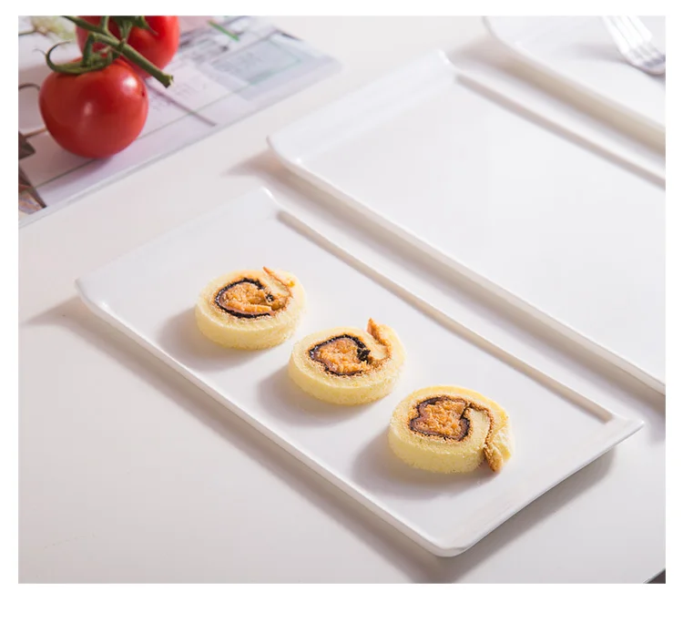 Porzellan Geschirr White Unique Porcelain Dinner Plate Set