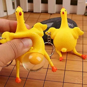 stuffed chicken that lays eggs