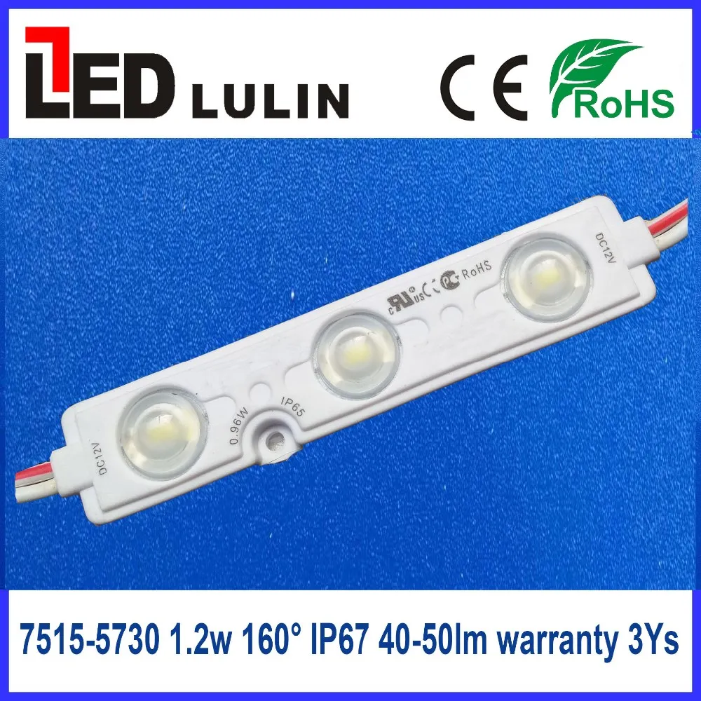 Rgb Emitting Color Injection Led Module 0.96w 5050 Smd 3 Chips Led