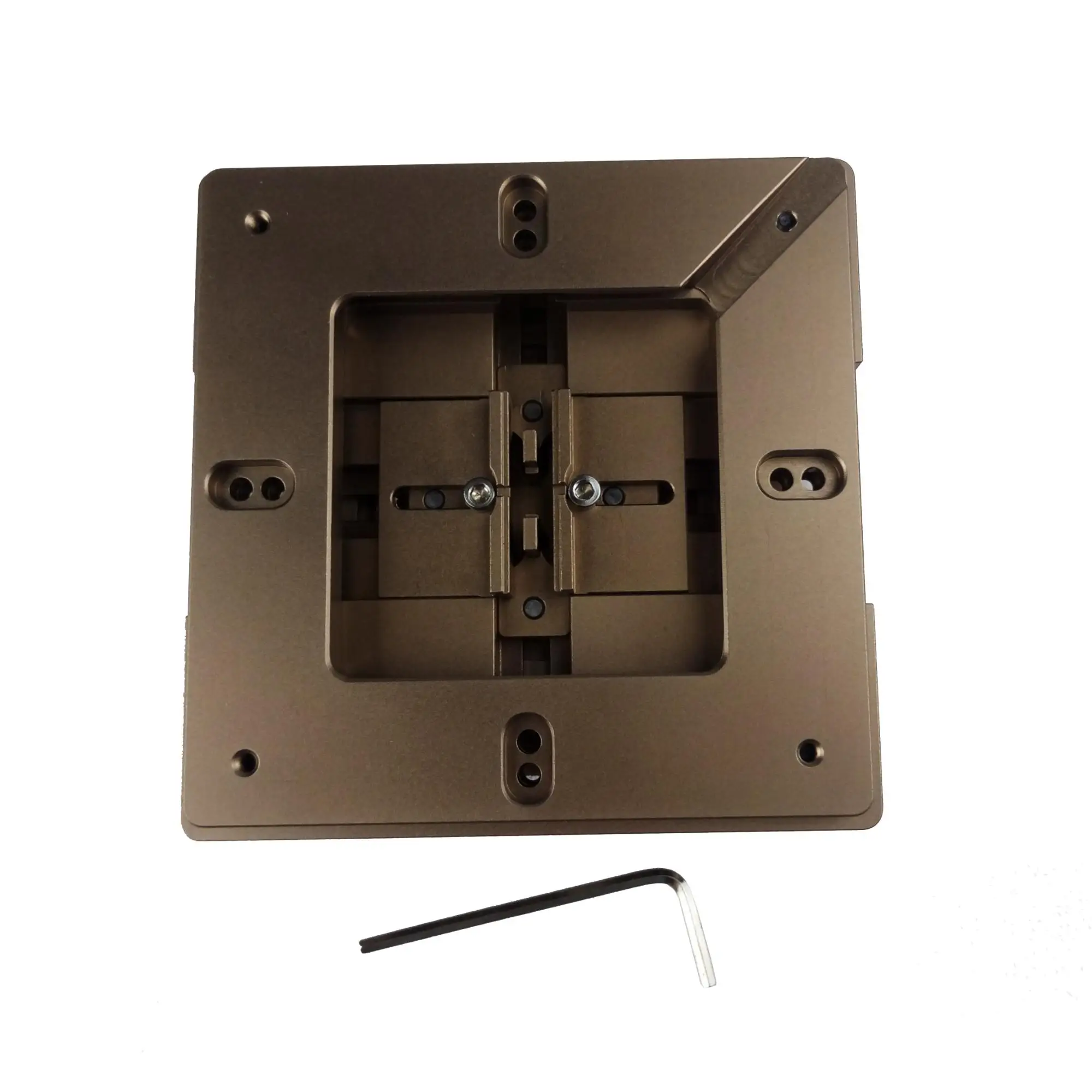 Auto Adjust Universal Reball Station Bga Chip Stencils Holder Jig 80mm