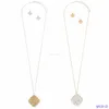 Elongated Quatrefoil Two Tone Blank Pendant Necklace Set
