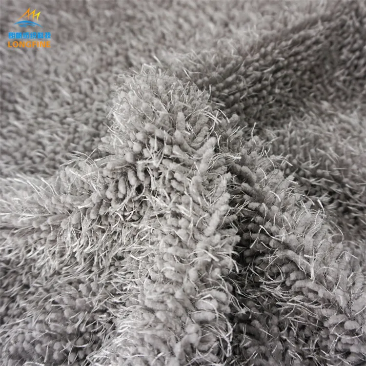 10mm Weft Knitted Microfiber Chenille Upholstery Fleece Fabric Buy