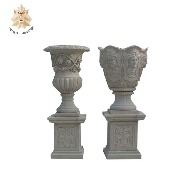 Antique Garden Stone Artificial Flower Pot For Sale Ntmf F170s Buy