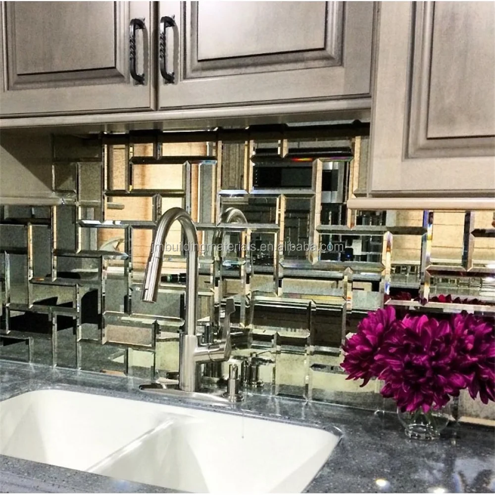 Bevel spiegel geraucht u bahn glas fliesen 75*150 bevel geraucht ...