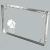 Etched Clear Acrylic Block Family Photo Frames Rectangular Inches Acrylic Block Photo Frame 7x5