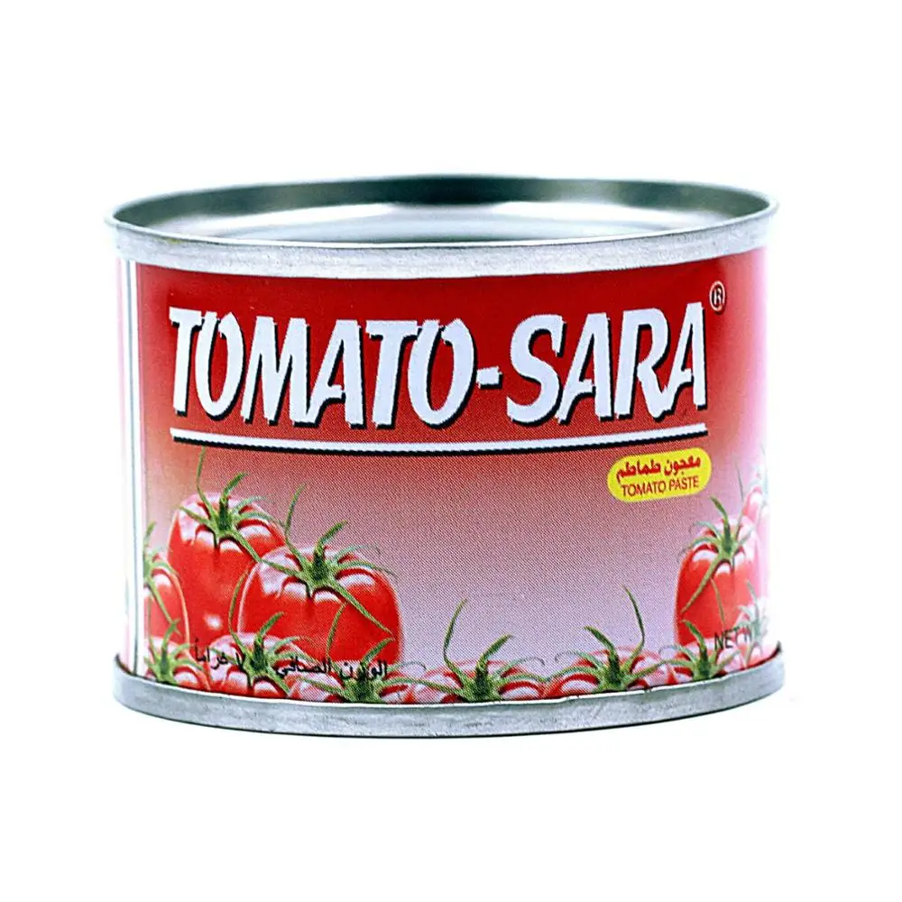 double concentrated tomato paste 70g concentration 28-30% for