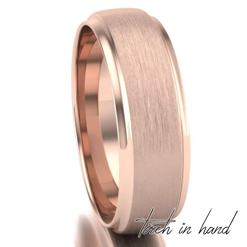 10KW 5mm Flat with Step Edge Band Size 9 Size 9 Length Width 5