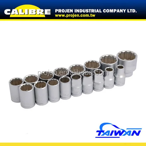 17pc 1//2/" Drive Socket Set 10.11.12.13.14.15.16.17.18.19.20.21.22.23.24.27 30mm