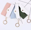Japanese simple female access card meal card bus subway card set female key chain pendant