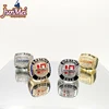 JunMei factory store 2019 custom logo baseball championship rings for spring season like the LINE DRIVE RING