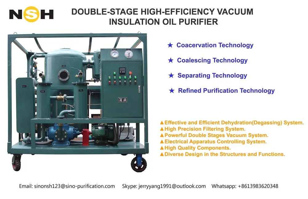 Transformer Substation Equipment Supply Good Performance Vacuum Oil Purifier