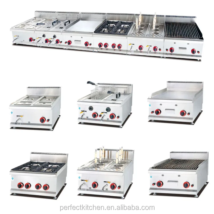 Stainless Steel Industrial Commerical Countertop Gas Stove With 4 Burners Buy 4 Burner Table