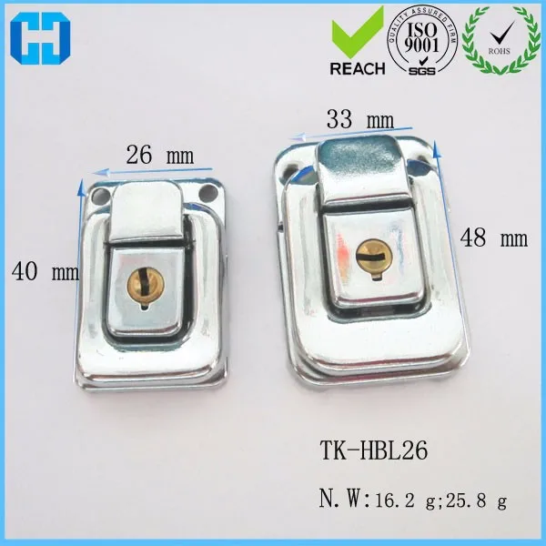 Nickle Color Small Box Lid Latch Catch Lock And Key Buy Lid Latch