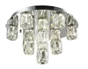 2019 Hotel Decorative New Design Best Price Crystal Column Chrome LED Lighting Chandelier