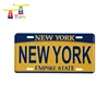 USA Embossing Name Reflective Number European Standard Plate Custom License Plates