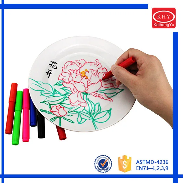 Ceramic Mug/plate Porcelain Paint Markers Buy Porcelain Markers,Porcelain Marker Pen,Ceramic