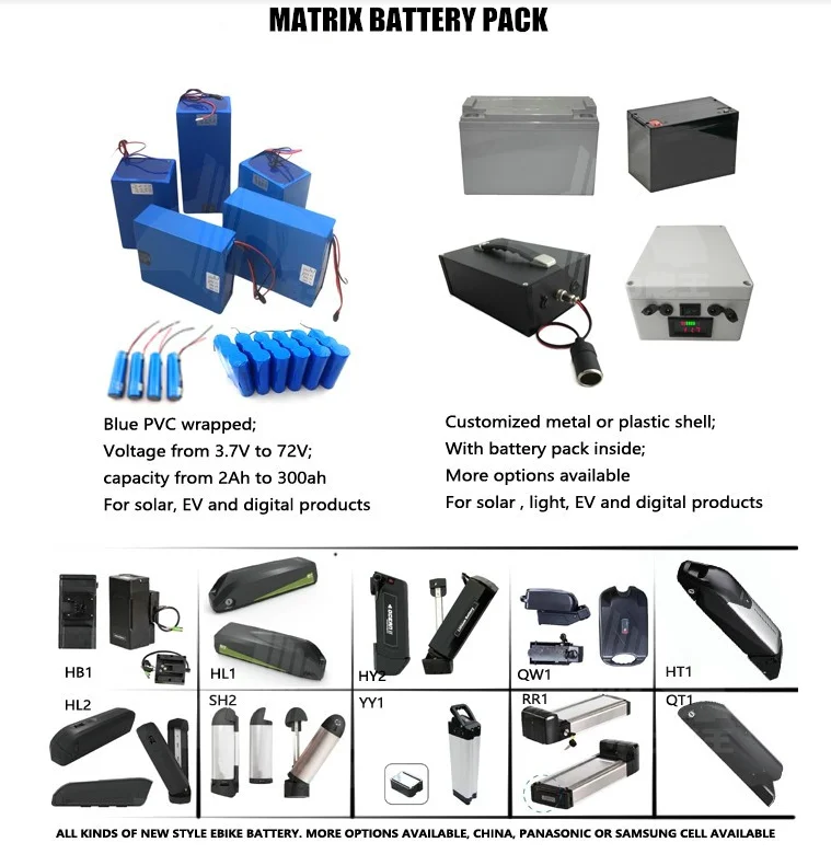 60v 20ah 30ah 50ah 40ah li-ion battery pack