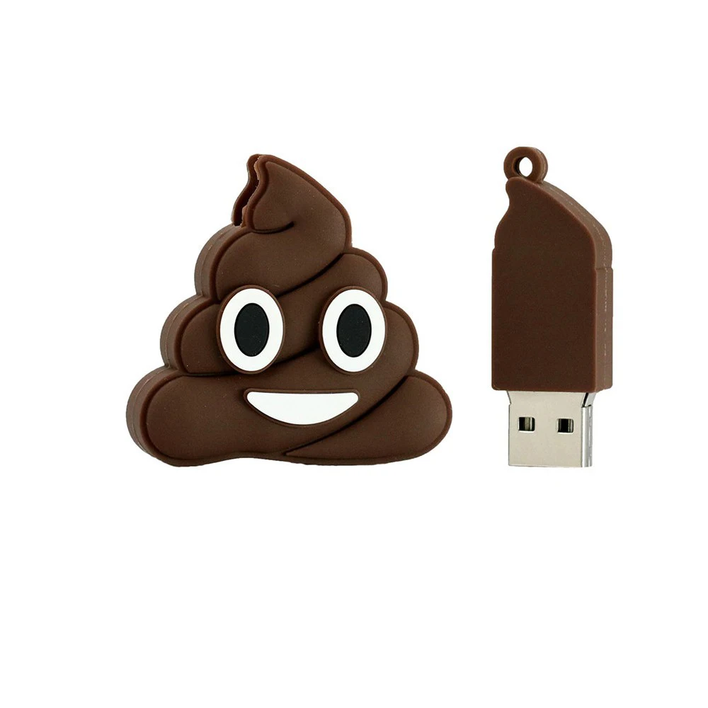 Cartoon Anime Smile Face Emoji Unicorn Custom Rubber Pvc Usb 2.0 3.0 Flash Drive - ANKUX.COM