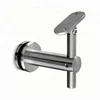 Stainless steel 90 degree adjustable flat round stair handrail railing balustrade post fittings glass handrail bracket