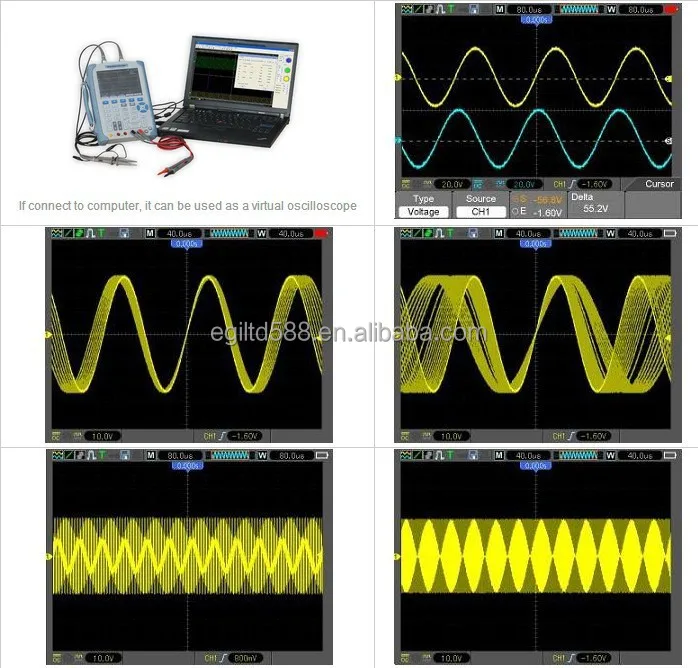 Dso1152s 150mhz 2 Channel Isolation Oscilloscope Buy Oscilloscope