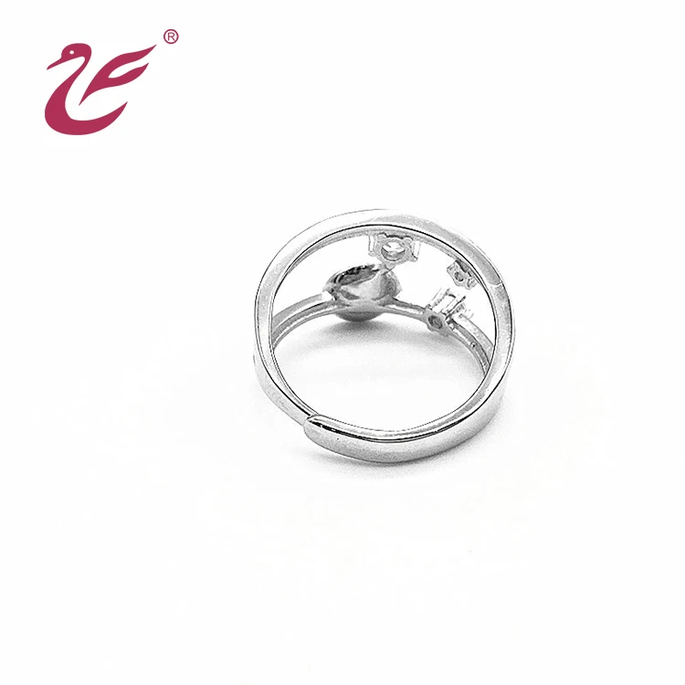 Wholesale custom ring mountings charming silver ring designs for wedding ring