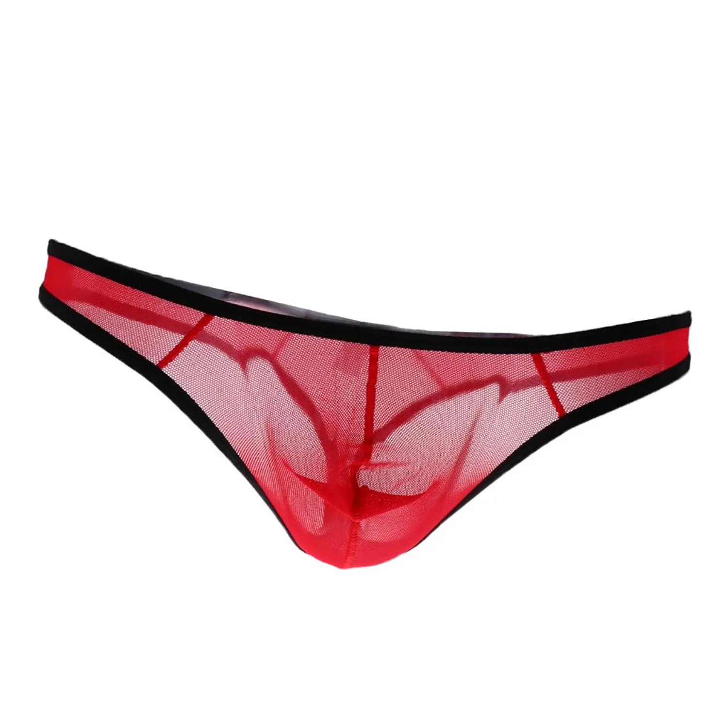 Buy Iefiel Sexy Mens See Through Mesh Bikini Openwork Underwear Sheer