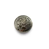 Custom standard 15-25 mm silver Metal Shank Button for clothing