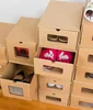 Paper Packing Shoe Box Cardboard Corrugated Custom