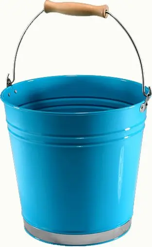 small metal buckets