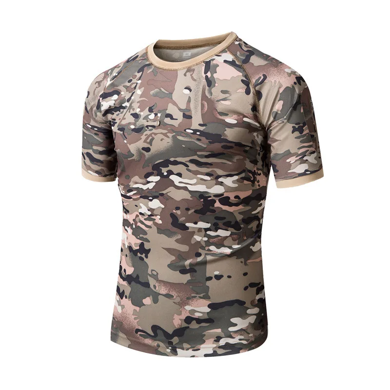Tactics Quick-dry Army Green Color Work Shirt Mens Tshirt Workwear ...