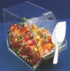 Candy and truffle boxes acrylic candy dispenser acrylic box with spoon holder acrylic box candy