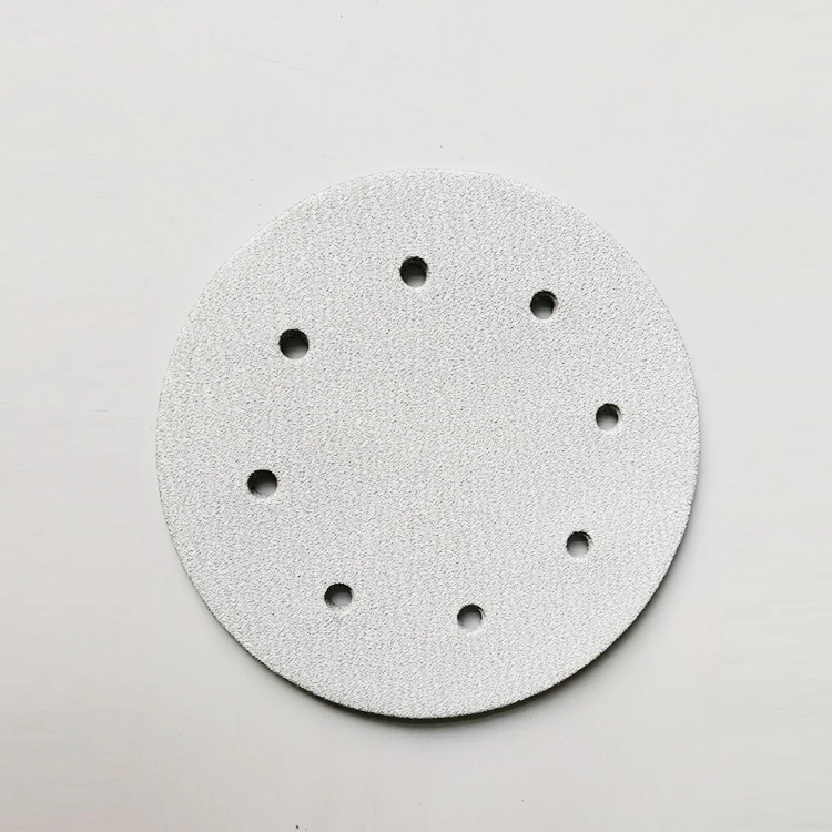 8 Inch 8 Hole Hook And Loop White Sanding Disc Buy White Sanding Disc