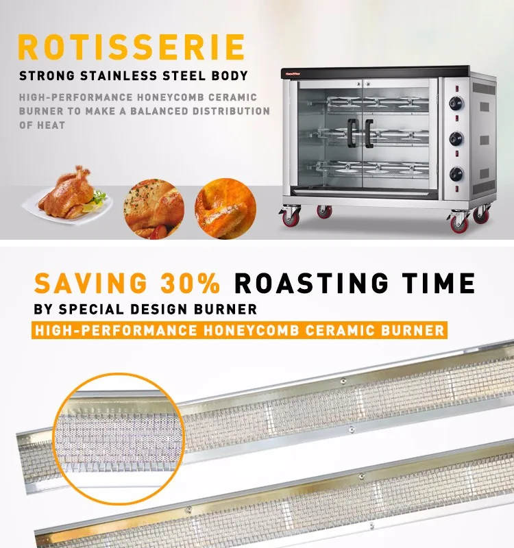 Gas Chicken Rotisserie/Rotisserie Chicken Gas Oven/Chicken Rotisserie Machine