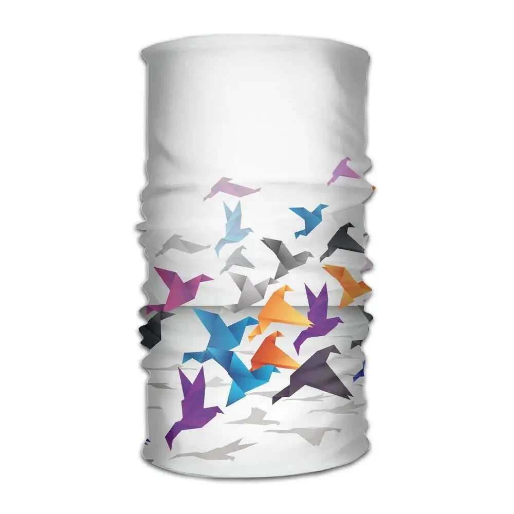 Magic Headwear Origami-cranes Outdoor Scarf Headbands Bandana Mask Neck Gaiter Head Wrap Mask Sweatband