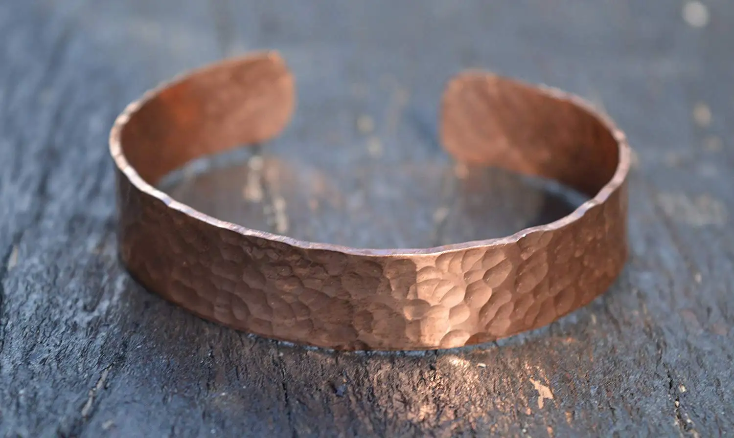 Free Shipping Biology Jewelry Daisy Sunflower Handmade Unique Rustic Flowers Copper Cuff Bracelet Naturalist Gift Wide Cuff