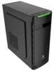 SECC Steel ABS Plastic desktop micro atx mid tower case pc with PSU