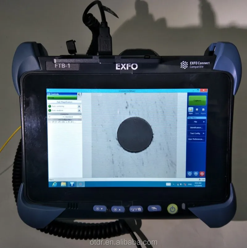 Exfo Fip 430b Fiber Inspection Probe Turn Your Andro Or Ios Device Into