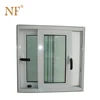 cheap aluminium frame sliding window with green glass for sale