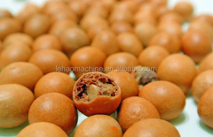 peanut coating machine with heating pipe