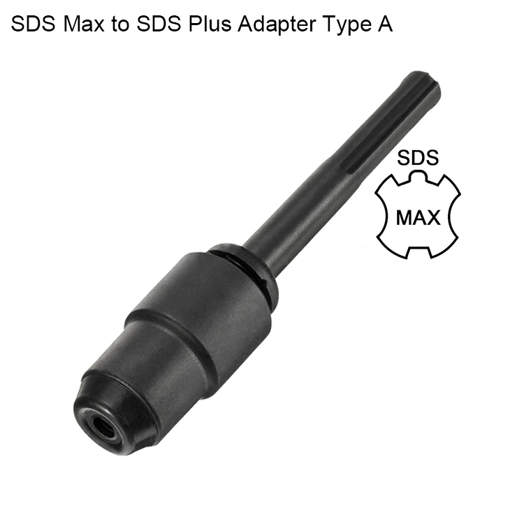 1/4" Hex Shank to 3/8"-24UNF Keyless Drill Chuck Adapter Converter