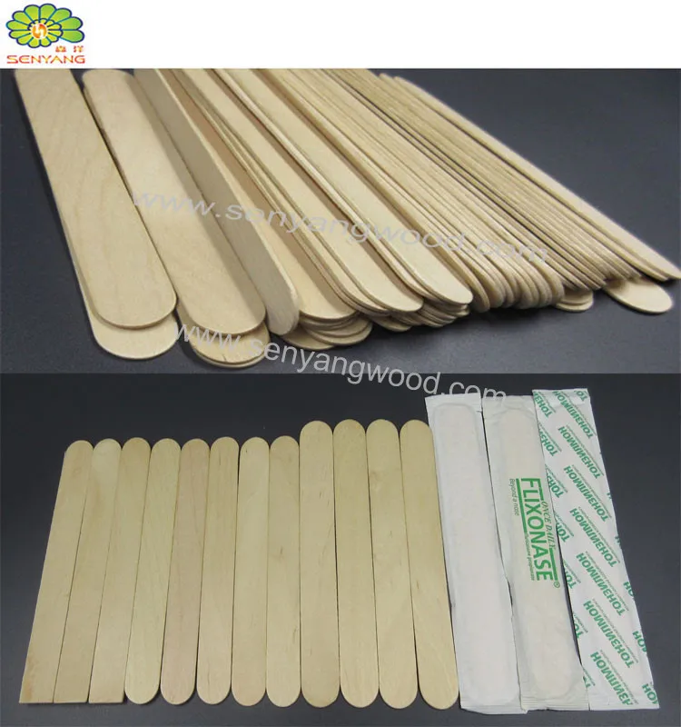 Medical Disposable Adult 150mm Wood Tongue Depressor - Buy Tongue