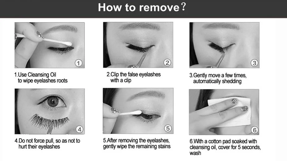 3 Pairs False Eyelashes Makeup 3D Eye Lashes Eyelash Extension Make Up es Extension