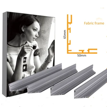 Reclame Banner Led Licht Dozen Profiel Extrusie Aluminium Frame
