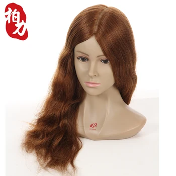 Factory Supply Hairstyling Head Hairdressing Mannequins Training Factory Supply Hairstyling Head Hairdressing Mannequins Training Manikin With 100 Human Hair