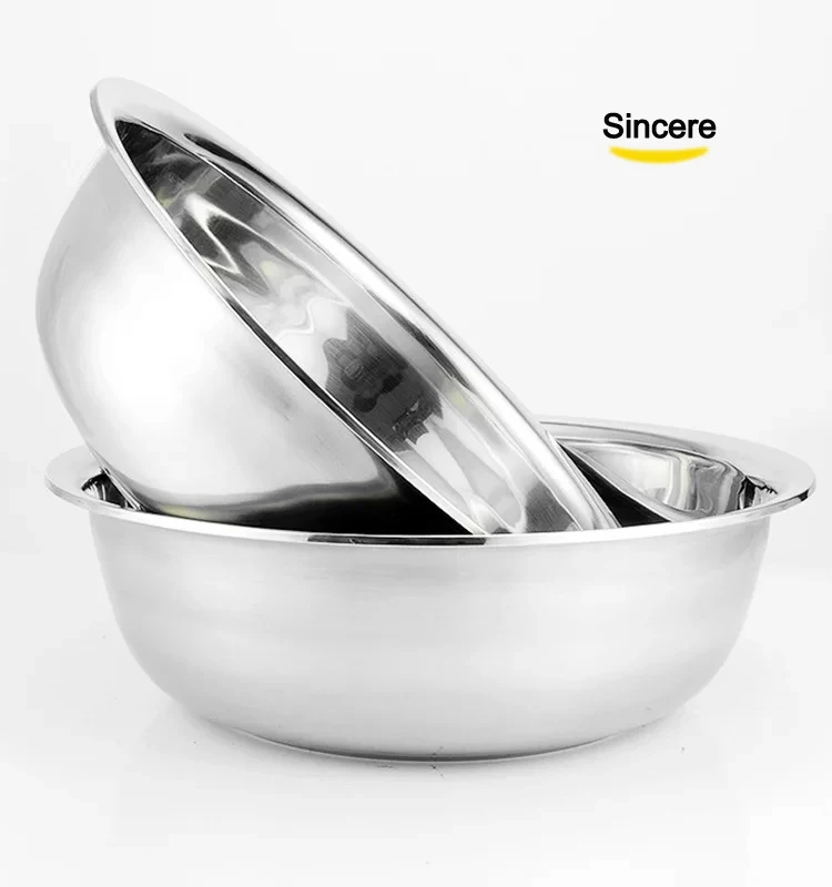 Wholesale Deep Stainless Steel Basin Soup Salad Mixing Bowl Buy