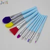 Good Quality Custom Logo Short Handle Mud Mixing Beauty Tool Silicone Face Mask Brush Set