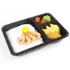 New Arrival eco-friendly microwavable PP plastic food containers with 3 compartment wholesale